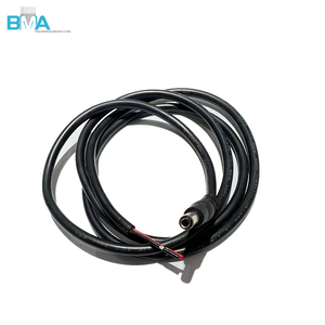 Cabo de Alimentação DC 5.5x2.5mm com Plugue Macho para Extremidade Desencapada UL2464 18AWG 1200mm Preto PVC Cobre Estanhado 300V Comprimento Personalizado - Product Image 2