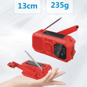 Nueva Radio de Emergencia Multifuncional AM/FM/WB con Manivela de Carga Solar, Linterna y Banco de Energía - Product Image 5