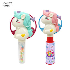 Jouets en plastique licorne mignons, remplis de <span class=keywords><strong>bonbons</strong></span> durs, avec soucoupe volante lumineuse pour enfants et adolescents, pour jouer en extérieur - Product Image 3
