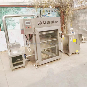 Ahumador Eléctrico de Gas para Pollo, Máquina de Ahumar Vertical de Acero Inoxidable para Carne, Salchichas y Pescado con Ventana - Product Image 4