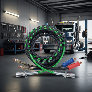 Kit de Líneas de Aire D0100H53RF6, Mangueras Eléctricas de ABS de 12 Pies y 7 Vías para Reparación y Reemplazo de Frenos de Camión - Product Image 2