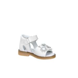 Balducci Children's White Sandal 24 <b>Flat</b> Heel 1.5 Cm - Product Image 2