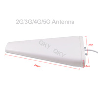 Antenne Yagi directionnelle extérieure 600-4000 MHz 2G/3G/4G/5G 16dBi LPDA pour amplificateur de signal de téléphone mobile, répéteur, routeur