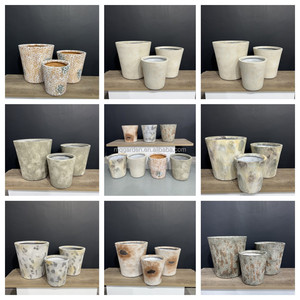 Lớn hình chữ nhật nhà máy nồi lớn sợi thủy tinh Trồng hộp, ngoài trời Sợi Đất Sét xi măng vườn chậu cho nhà máy - Product Image 4