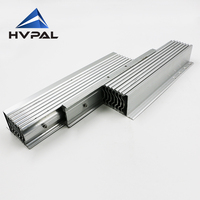 HVPAL HVPAL Mécanisme d'extension de table sous montage 50kg Guide coulissant pliable multi-sections robuste pour table de cuisine cachée