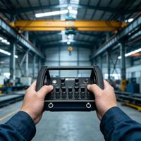 Télécommande hydraulique sans fil industrielle IP67 pour la manutention de matériaux lourds des grues de charpente de entrepôts en acier