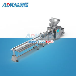 נקניק אוטומטי עיבוד מכונת חזיר ארנב בשר טחון מקצץ בשר 220v עם משאבה ומנוע - Product Image 1