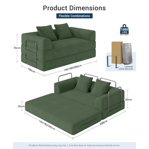 家具ソファ,ソフトパックビンテージコーナー中古ベッドソファ - Product Image 5