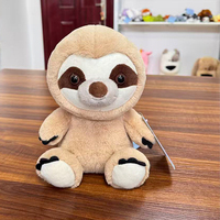 Jouets en peluche chinois mignons, animaux en peluche doux pour machine à griffes, animaux assortis, cadeaux