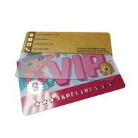 Cartes de visite en PVC translucide, pratique, Surface brillante, Logo personnalisé avec impression