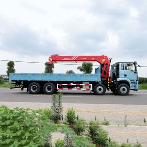 Camión Shacman M3000S 8x4 con Grúa Montada, Equipado con Grúa de Brazo Recto Sany de 14 Toneladas para Elevación en Ingeniería Municipal - Product Image 4