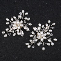 Fourniture exclusive transfrontalière : Charme de sabot fait main en perles et strass, style mode mariée européenne et américaine, 2,5-3,5 cm SF XK005