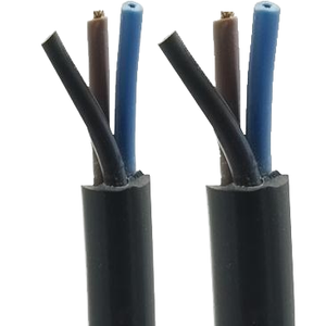 Câble étanche pour pompe submersible en caoutchouc, conducteur en cuivre pur industriel JHS 3G2.5 <span class=keywords><strong>3G4</strong></span> 3G6 3G35mm, 2, 3 ou 4 conducteurs - Product Image 1
