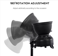 Fosoto Lumière LED de Studio pour Selfie COB Monture Bowens Lampe Photo Continue LED pour Studio Vidéo avec Télécommande Éclairage Photographique