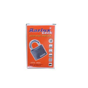Rarlux 50mm ताला उच्च गुणवत्ता सुरक्षा नमूना उपलब्ध Padlocks निविड़ अंधकार लोहा ताला - Product Image 5