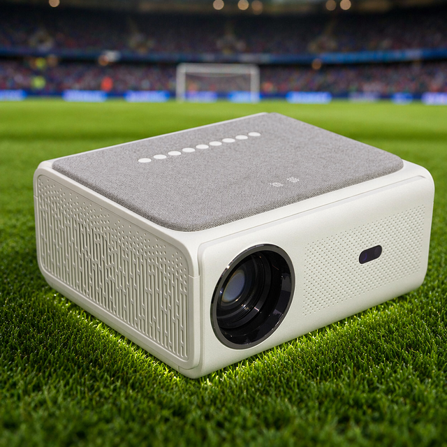 A8 Smart Projector with 1080P Support 800 Lumens Portable Projector Home Outdoor Movie Projector Compatible with TV Stick