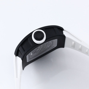 Montre mécanique à mouvement intégré avec deux boîtes à fermoir séparées et un balancier clairement visible - Product Image 2