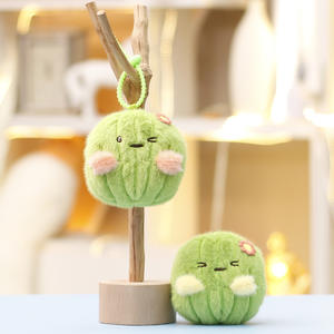 Linda Küçük Sevimli Kaktüs Anahtarlık Peluş Oyuncak Kolye Çanta Promosyon Hediyesi - Product Image 1