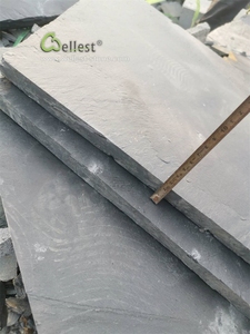 Giá rẻ nhất tự nhiên không thường xuyên màu đen <span class=keywords><strong>Slate</strong></span> flagstone <span class=keywords><strong>paver</strong></span> cho cảnh quan - Product Image 4