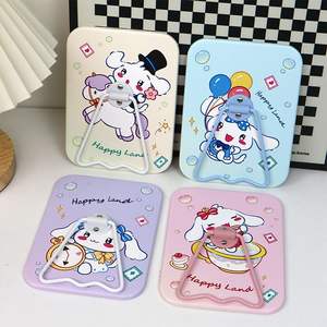 Cute Cartoon Single-Sided Plastic Frame Makeup <strong>Mirror</strong> Stand Desktop High- Can Be Hung Placed Desk Portable One-Way Vanity <strong>Mirror</strong> - Product Image 3