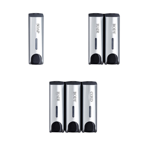 ידני נוזל סבון Dispenser קיר רכוב מקלחת שמפו גוף לשטוף משאבות - Product Image 3