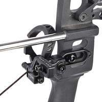 AMEYXGS AME D3 Repose-flèches de tir à l'arc en aluminium 87,6g réglable de type Y pour arc composé de chasse