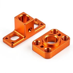 CNC Custom Machined Aluminum Mounting Bracket Precision Metal Component for Industrial Applications Milling Services - Product Image 1