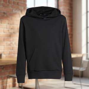Sweat à capuche décontracté respirant de haute qualité pour homme, coupe régulière, style européen et américain, couleur unie, grande taille avec poche, idéal pour le printemps - Product Image 4