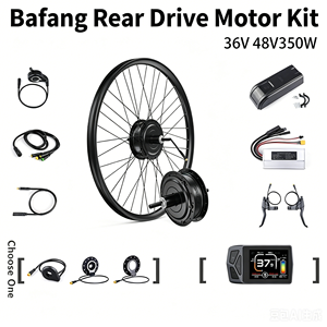 <span class=keywords><strong>Kit</strong></span> de roue arrière avec <span class=keywords><strong>moteur</strong></span> <span class=keywords><strong>Bafang</strong></span> G020 36V/48V 350W, silencieux et fiable, pour conversion de vélo électrique et améliorations DIY - Product Image 1