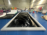 Tapis de lavage de voiture gonflable en PVC portable de haute qualité, tapis de sol de garage, tapis de lavage de voiture, tapis d'eau