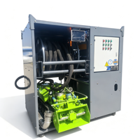 Nouveau robot amphibie chenillé Yugong pour le nettoyage des canalisations, avec moteur à engrenages et pompe, capacité de 100-300 CBM/h