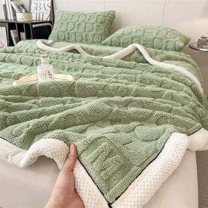 Coperta calda a cuore morbido <span class=keywords><strong>Plaid</strong></span> per biancheria da letto invernale - Product Image 6