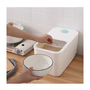 Storage Box Plastic Plastic Rice Storage Box Plastic Large Wholesale Multipurpose Large Capacity Kitchen Wheat Storage Box Sealed Plastic Rice Buckets 10 Kg