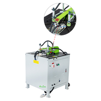 JUNDE Semiautomático de Alta Precisión 90 ° /45 °   Máquina de Corte para Protección de Esquinas, para Corte de Aluminio y Madera