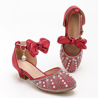 Weiße Schuhe für Mädchen, High-Heel-Schuhe für Mädchen, flache Ballerina-Schuhe, elegante Schuhe für Mädchen, formelle Schuhe für Mädchen, Partyschuhe für Mädchen, Hochzeitsschuhe für Mädchen