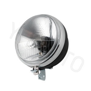 Faro Halógeno Redondo de Vidrio Transparente de 140 mm para Simson S50 S51 S70 para Accesorios de Restauración de Motocicletas Ost DDR - Product Image 1