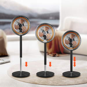 Ventilateur de sol oscillant Winningstar 18-28,9 pouces, électrique, avec commande vocale, refroidissement, chauffage, circulation d'air, usage domestique - Product Image 2