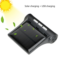 Système de surveillance de la pression des pneus (TPMS) pour camions et voitures, alimenté par énergie solaire USB, avec 2 modes de charge et manomètres intégrés