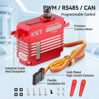 Servomoteur miniature KST X15 755X avec boîtier en aluminium CNC, vitesse 0,06 s, 0,05 s, 0,04 s pour le contrôle de modèles, kit professionnel