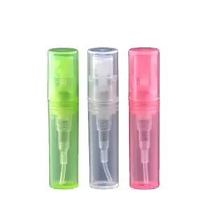 MUB yüksek kalite 2ml küçük plastik örnek parfüm şişesi örnek boyutu plastik şişeler