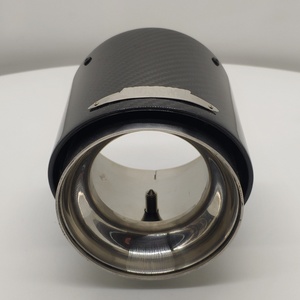 ส่วนปลายท่อไอเสียโครเมี่ยมคาร์บอนไฟเบอร์เหมาะสำหรับ BMW มินิคูเปอร์ F54 F56 R55 F60/R56/R57 Cooper S - Product Image 3