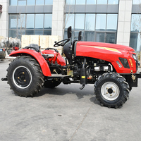 Tracteur à quatre roues petit et économique en promotion, avec outils agricoles, mini-tracteur 4x4, tracteur cultivateur à quatre roues motrices