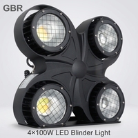 Projecteur LED extérieur 4x100W IP65 CW WW 2-en-1 pour scène et public, idéal pour mariages et grands événements