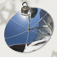 Four solaire en acier haute puissance 1800W 150cm parapluie de cuisinière à panneau solaire rapide et efficace de Chine