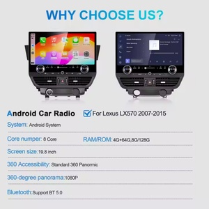 NaviHuaAndroid Car Radio for Lexus LX570 2007 2015 Multimedia Touch Screen <b>Auto</b> Head Unit Monitor Carplay GPS Navigation - Product Image 3