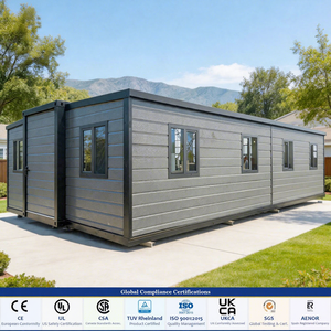 Mejor Precio al por Mayor Casa Contenedor Prefabricada Expandible de 30 y 40 Pies, 1, 2 o 3 Dormitorios, Lujo, Galvanizada, Plegable, Tipo Bungalow - Product Image 1