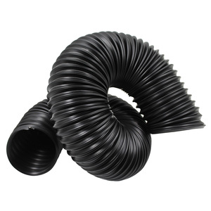 Flexible Automotive Engine Air Intake Hose 1M <b>Black</b> Universal Fit For Retrofit Upgrade With <b>Bracket</b> - Product Image 2