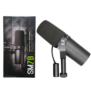 Microphone dynamique filaire SM7B, micro XLR en métal à directivité cardioïde avec réduction du bruit pour podcast, conférence et <span class=keywords><strong>studio</strong></span> - Product Image 5