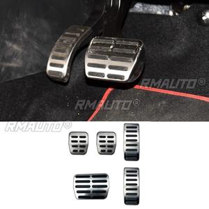 Cubiertas para pedales de coche para Volkswagen Golf 4 Polo 6R 6C 9N Lavida Jetta, antideslizantes, de acero inoxidable, para acelerador y freno. - Product Image 1