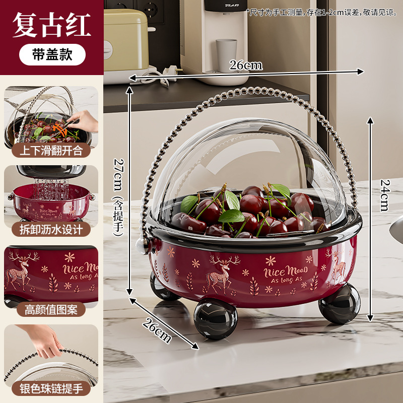 Red - with lid